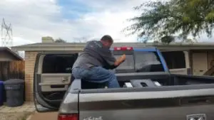 Dodge Ram Power Slider Backglass Finished