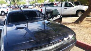 Dodge Challenger windshield replaced mesa