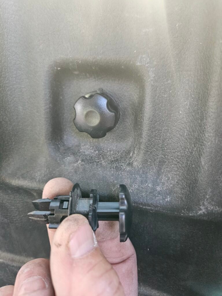 Remove Dual Clip Panel To Access