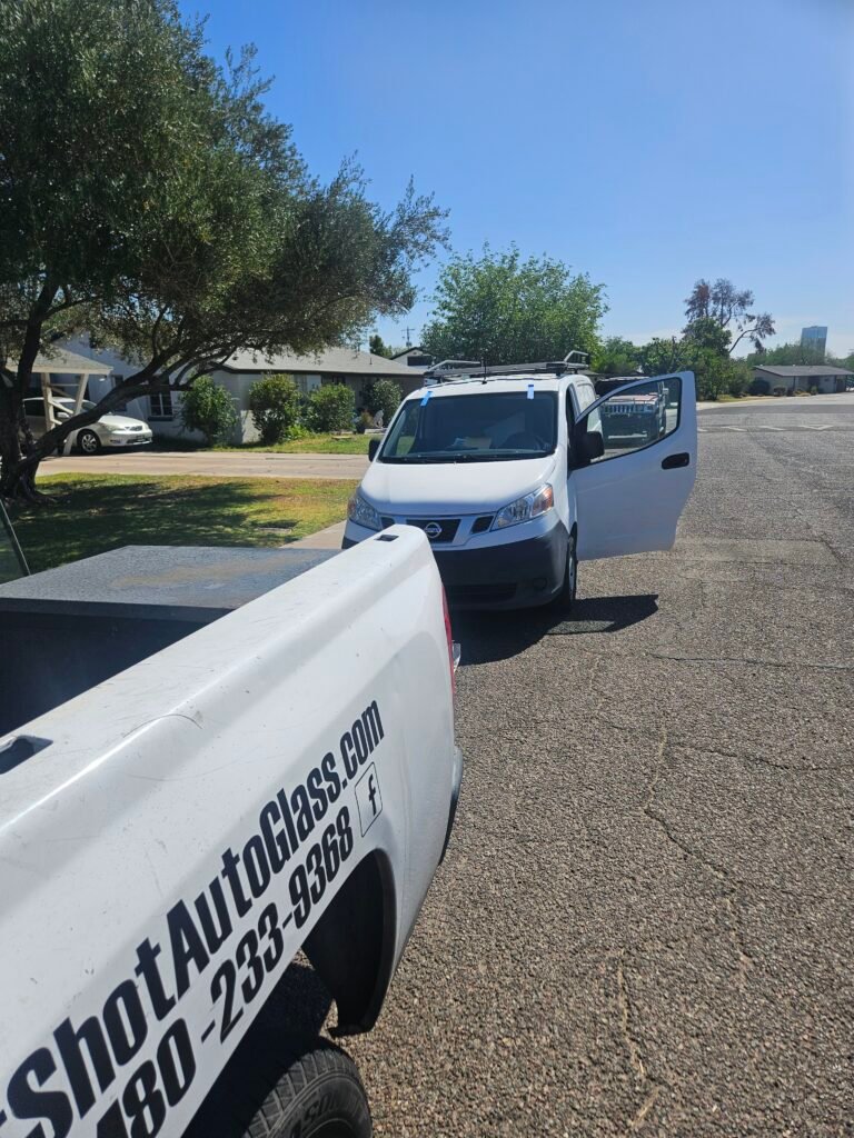 1st Shot Auto Glass mobile windshield replacement for 2018 Nissan NV200 in Phoenix AZ