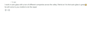 Dodge Ram Windshield Replacement in Fountain Hills, AZ (Customer Found Us on Reddit) 2 Reddit recommendation for windshield replacement service in Mesa Arizona