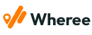 Wheree logo representing a platform for finding local businesses and services nearby