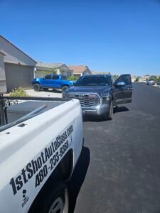 Windshield Replacement Gold Canyon, AZ 2 2025 Toyota Tundra after windshield replacement service in Gold Canyon Arizona