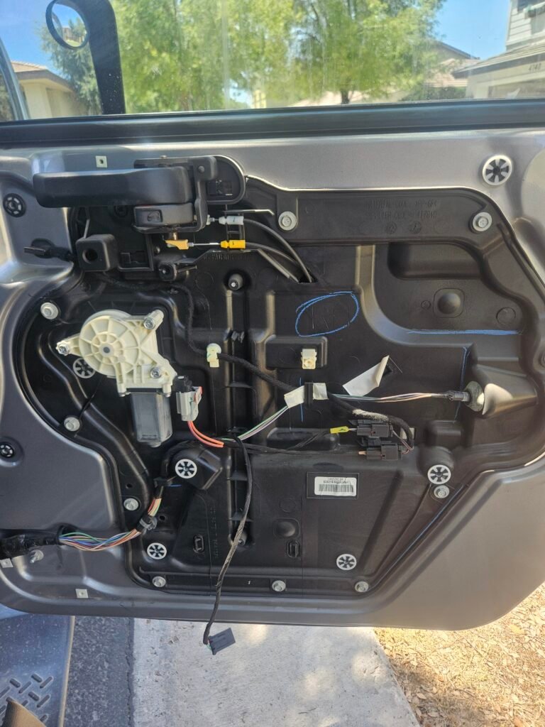 2015 Jeep Wrangler window regulator replacement in Mesa AZ