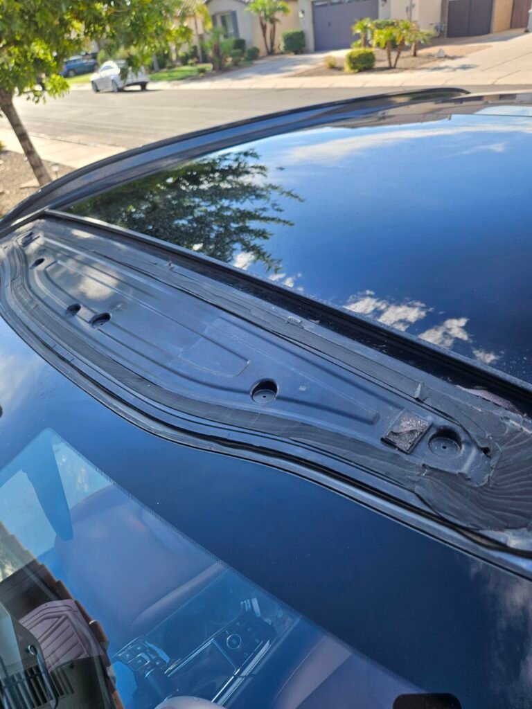 Prepared roof glass opening on a 2023 Kia Sportage in Gilbert, AZ