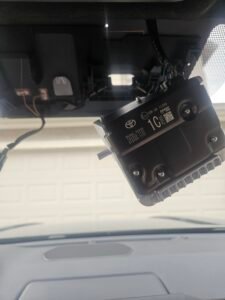 Windshield-mounted camera and ADAS components during windshield replacement
